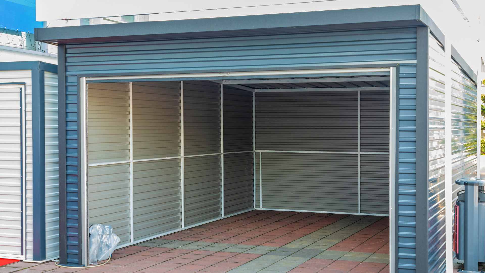 metal equipment shed